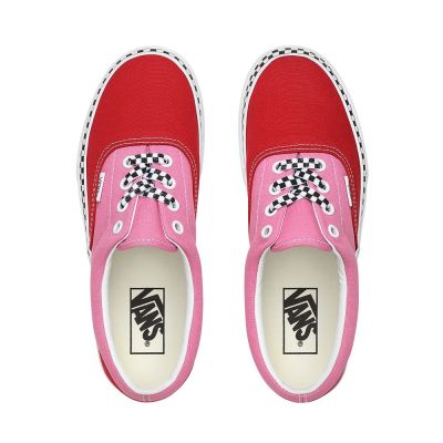 Vans 2-Tone Era Platform - Kadın Platform Ayakkabı (Kırmızı Küpe Çiçeği)